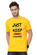 High Quality Yellow Printed T-Shirt