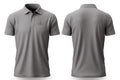 Denip Grey Polo T-Shirt for Men | Premium Matty Fabric Sports Wear Polo | Comfortable & Stylish Activewear T-Shirt