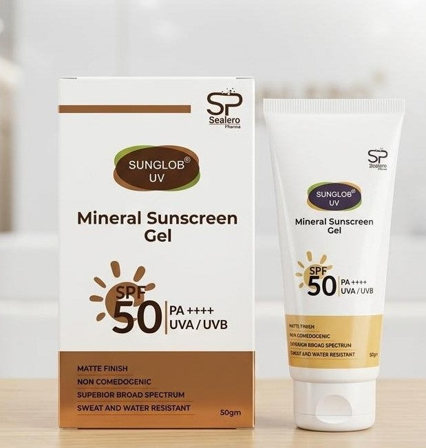 Sunglob UV Mineral Sunscreen Gel SPF 50 Plus