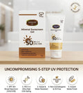 Sunglob UV Mineral Sunscreen Gel SPF 50 Plus | Broad Spectrum UVA/UVB Protection | Lightweight Matte Finish Sunscreen for Men & Women