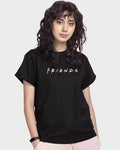 Black Friends T-shirt for Her